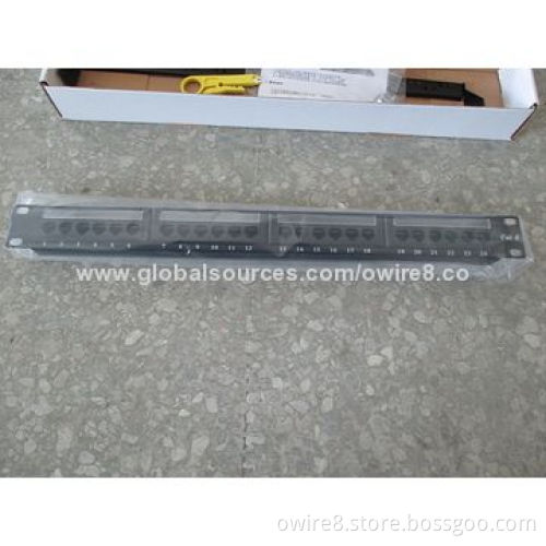 UTP RJ45 CAT5E 2U Dual IDC Patch Panel, OEM, ODM Orders WelcomedNew